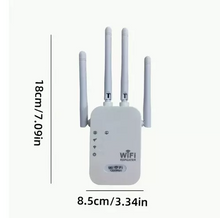 Load image into Gallery viewer, 1200Mbps WiFi Range Extender Repeater Wireless Signal Booster
