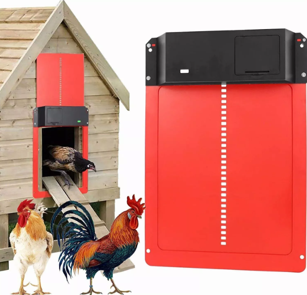Waterproof Automatic Chicken Coop Door – Light Sensor, Predator Protection, Easy Setup