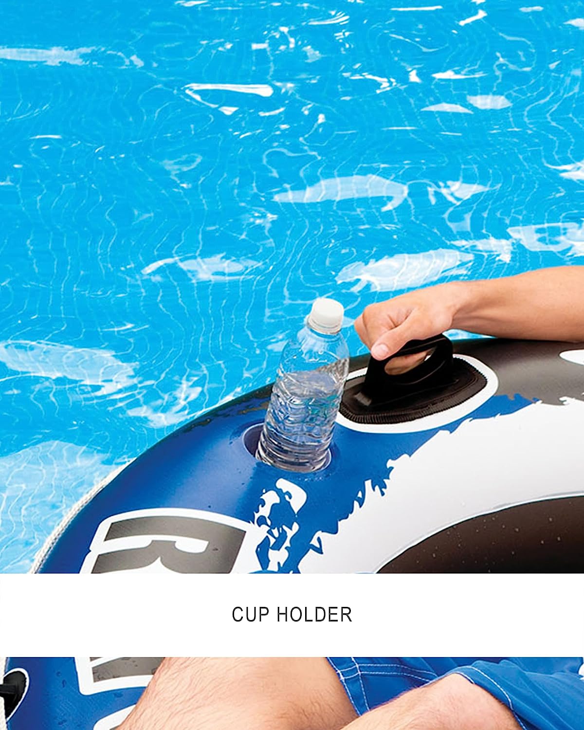 Intex River Run I Sport Lounge, Inflatable Water Float, 53" Diameter