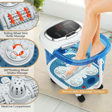Load image into Gallery viewer, Foot Spa Bath Massager with Heat, Adjustable Water Jets, Motorized Shiatsu Massage Balls &amp; 2 Maize Rollers
