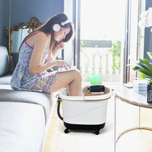 Load image into Gallery viewer, Foot Spa Bath Massager with Heat, Adjustable Water Jets, Motorized Shiatsu Massage Balls &amp; 2 Maize Rollers
