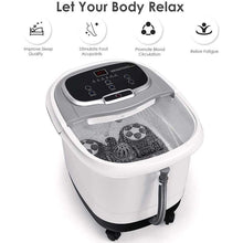 Load image into Gallery viewer, Foot Spa Bath Massager with Heat, Adjustable Water Jets, Motorized Shiatsu Massage Balls &amp; 2 Maize Rollers
