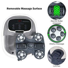 Load image into Gallery viewer, Foot Spa Bath Massager with Heat, Adjustable Water Jets, Motorized Shiatsu Massage Balls &amp; 2 Maize Rollers
