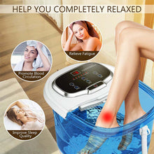 Load image into Gallery viewer, Foot Spa Bath Massager with Heat, Adjustable Water Jets, Motorized Shiatsu Massage Balls &amp; 2 Maize Rollers
