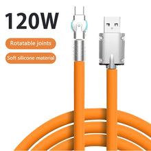 Load image into Gallery viewer, 180° Rotating Fast Charge Cable - Flexible Rotary Connector

