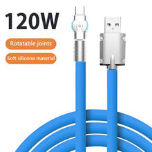 Load image into Gallery viewer, 180° Rotating Fast Charge Cable - Flexible Rotary Connector
