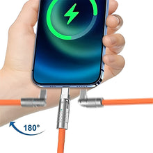 Load image into Gallery viewer, 180° Rotating Fast Charge Cable - Flexible Rotary Connector
