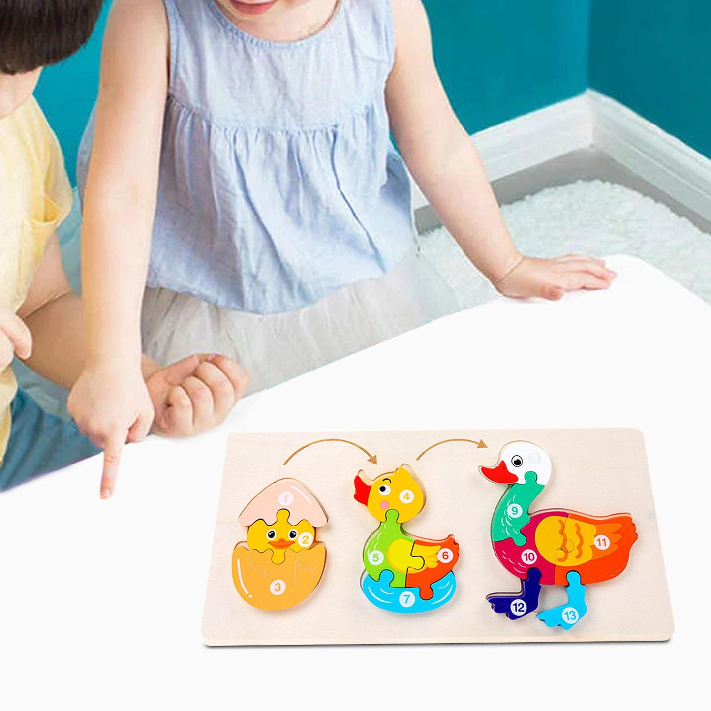 -20% Animals Growing Puzzle