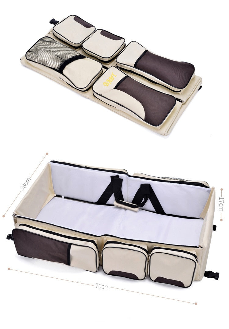 Portable baby bag