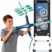 Load image into Gallery viewer, Kids Bow &amp; Arrow Set, Children&#39;s Play Archery Toy w/ Target Stand
