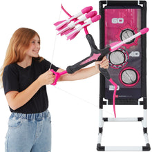 Load image into Gallery viewer, Kids Bow &amp; Arrow Set, Children&#39;s Play Archery Toy w/ Target Stand
