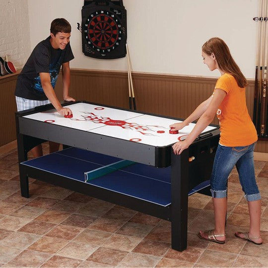 GLD 3-1 Flip Pool-Air Hockey-Table Tennis Table, 6’