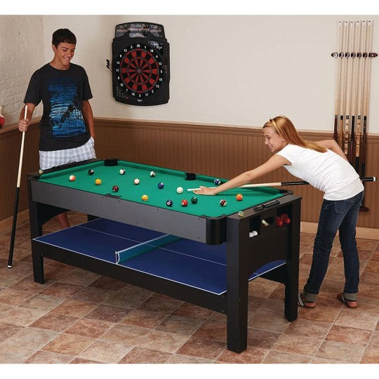 GLD 3-1 Flip Pool-Air Hockey-Table Tennis Table, 6’