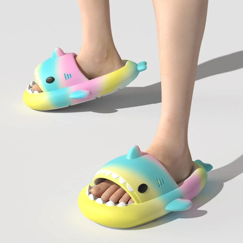 -30% Rainbow Shark Slipper