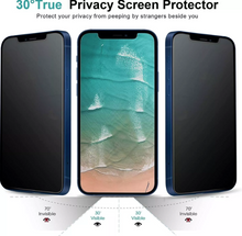 Load image into Gallery viewer, iPhone Privacy Screen Protector – Anti-Spy Glass for iPhone 13/14 Pro Plus Max, Full Coverage &amp; Invisible Shield
