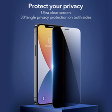 Load image into Gallery viewer, iPhone Privacy Screen Protector – Anti-Spy Glass for iPhone 13/14 Pro Plus Max, Full Coverage &amp; Invisible Shield
