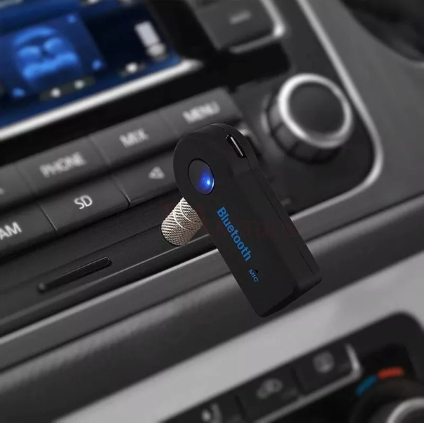 Wireless Bluetooth Receiver – 3.5mm AUX Audio Adapter for Car & Home Stereo