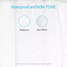 Load image into Gallery viewer, Clear Waterproof Shower Liner – Durable, Mildew-Resistant &amp; Easy to Maintain
