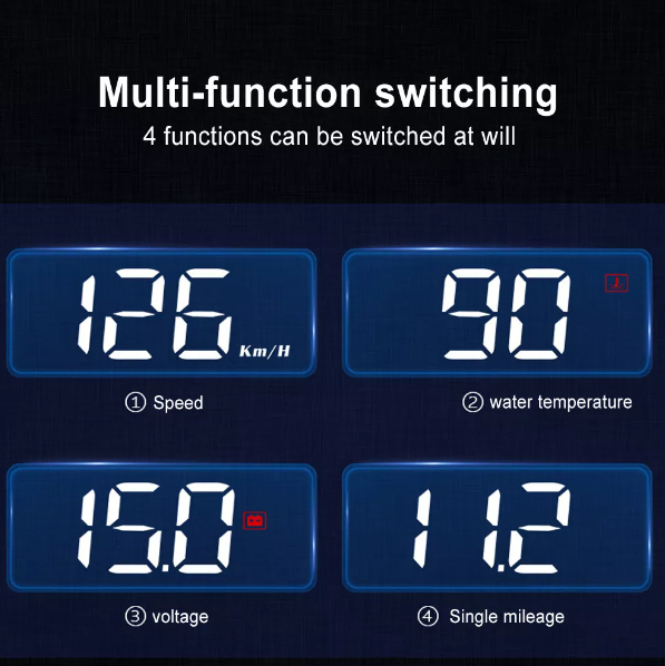 Aftermarket Heads Up Car HUD Display