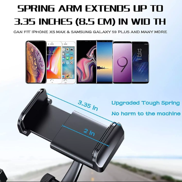 360° Rotatable Car Phone Mount – Universal Holder for All Smartphones