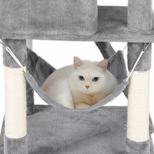 Load image into Gallery viewer, Cat Playing Large Indoor Condo Tree Castle House
