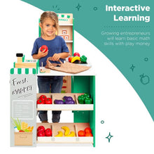 Load image into Gallery viewer, Kids Pretend Play Grocery Store Supermarket Toy Set w/ Accessories
