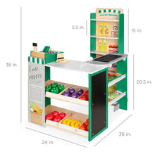 Load image into Gallery viewer, Kids Pretend Play Grocery Store Supermarket Toy Set w/ Accessories
