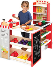 Load image into Gallery viewer, Kids Pretend Play Grocery Store Supermarket Toy Set w/ Accessories
