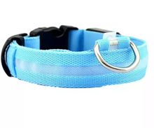 Load image into Gallery viewer, Glowing Dog Collar – Night Safety LED Flashing Light for Pets
