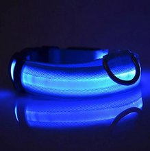 Load image into Gallery viewer, Glowing Dog Collar – Night Safety LED Flashing Light for Pets
