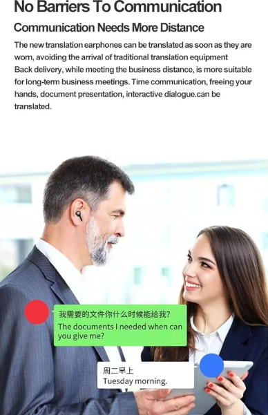 Real-Time AI Language Translator Earbuds