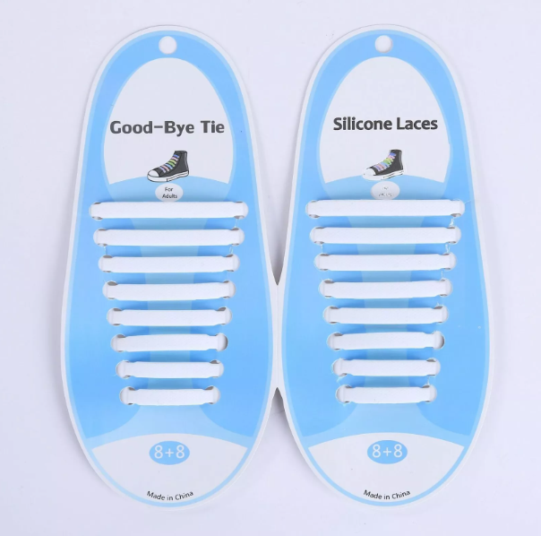 No-Tie Elastic Shoe Laces – Perfect for Sneakers, Gym Shoes & Everyday Wear