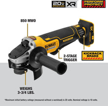 Load image into Gallery viewer, DEWALT 20V MAX* Angle Grinder Tool, Tool Only (DCG413B)

