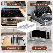 Load image into Gallery viewer, Stainless Steel Stove Counter Gap Covers - Oven Side Filler Kit 23.4&quot;
