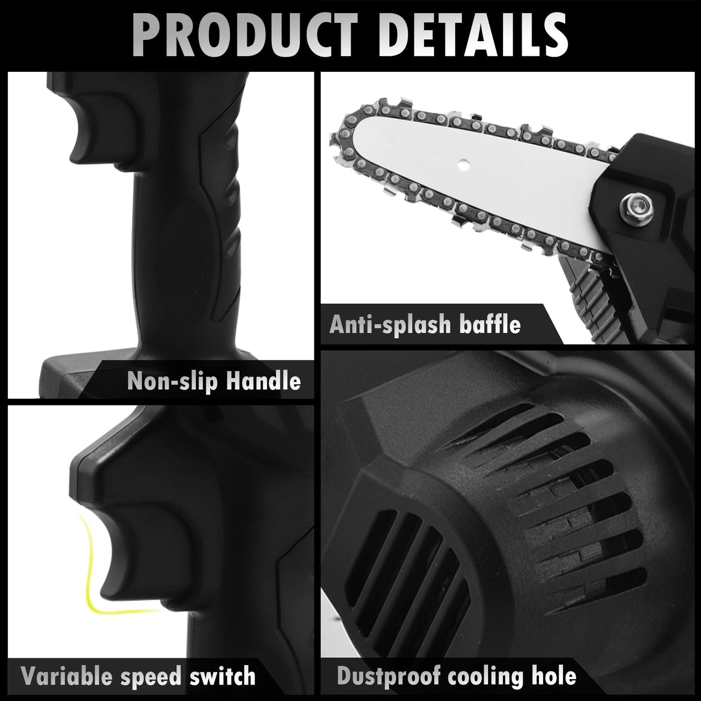 Upgraded 24V Mini Chainsaw (New Edition)