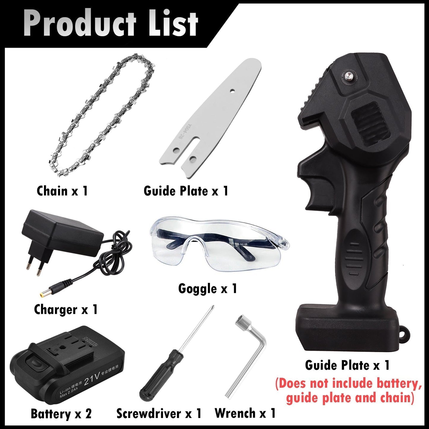 Upgraded 24V Mini Chainsaw (New Edition)