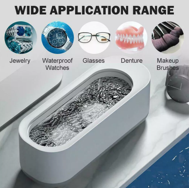 Ultrasonic Jewelry & Eyeglasses Cleaner – Best Sonic Cleaning Machine for Stainless & Precious Metals