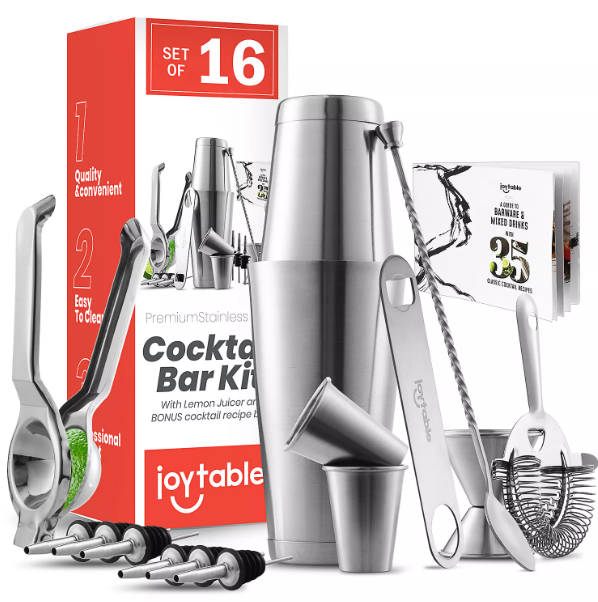 Bartender Kit – Professional Cocktail Shaker Set with Bar Tools for Home & Bar