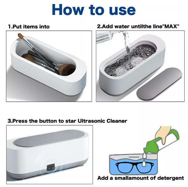 Ultrasonic Jewelry & Eyeglasses Cleaner – Best Sonic Cleaning Machine for Stainless & Precious Metals