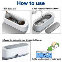 Load image into Gallery viewer, Ultrasonic Jewelry &amp; Eyeglasses Cleaner – Best Sonic Cleaning Machine for Stainless &amp; Precious Metals
