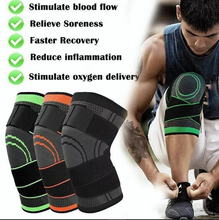 Load image into Gallery viewer, Knee Compression Sleeve – Support Brace for Joint Pain, Sports &amp; Injury Recovery
