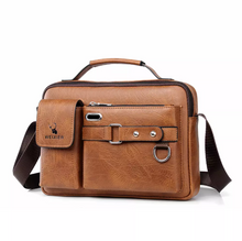 Load image into Gallery viewer, Leather Men&#39;s Shoulder Bag Messenger and Crossbody Style

