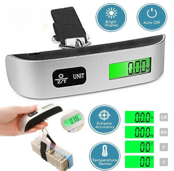 Digital Luggage Scale – Portable Suitcase Weigher for Travel & Baggage Accuracy