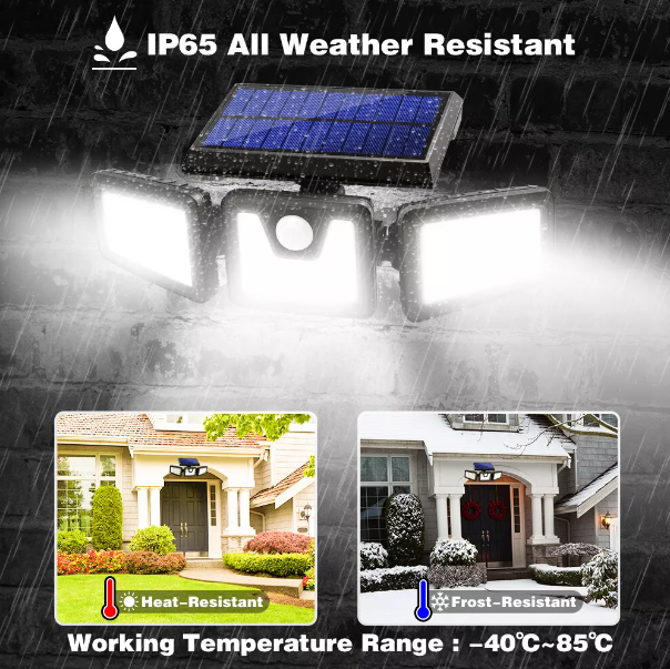 Powerful Solar Motion Sensor Lights for Outdoor Security