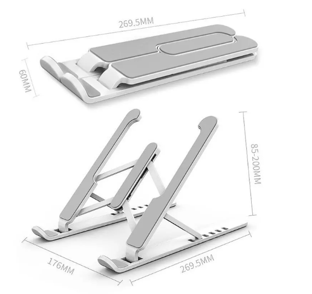 Portable and Adjustable Laptop Stand for Home Office Desks