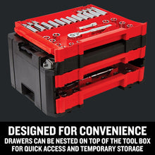 Load image into Gallery viewer, CRAFTSMAN VERSASTACK Mechanics Tool Set, 230-Piece, 1/4&quot;, 3/8&quot;, &amp; 1/2&quot; Drive, Durable Storage Case Included
