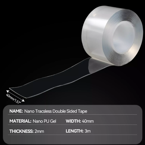3M Double-Sided Adhesive Tape – Strong & Versatile for Home & Office Use