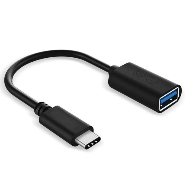 Type-C Male to USB 3.0 Female Cable Adapter – OTG Converter for Phones & Laptops