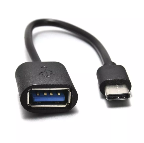 Type-C Male to USB 3.0 Female Cable Adapter – OTG Converter for Phones & Laptops