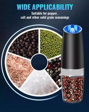 Load image into Gallery viewer, Automatic Electric Salt and Pepper Mill Grinders Set
